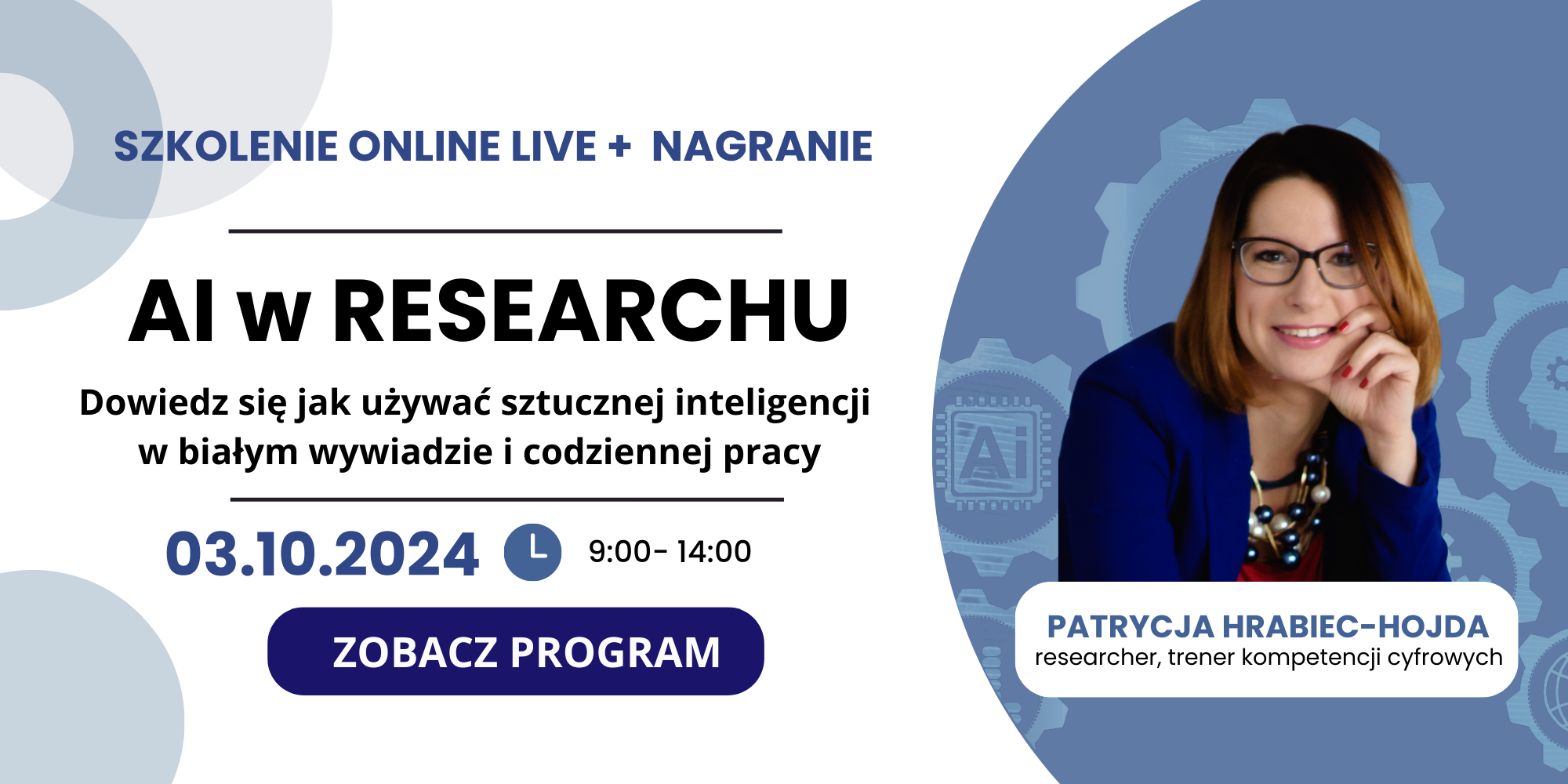 AI w researchu: szkolenie online + nagranie 03.10.2024 Śródmieście - zdjęcie 1