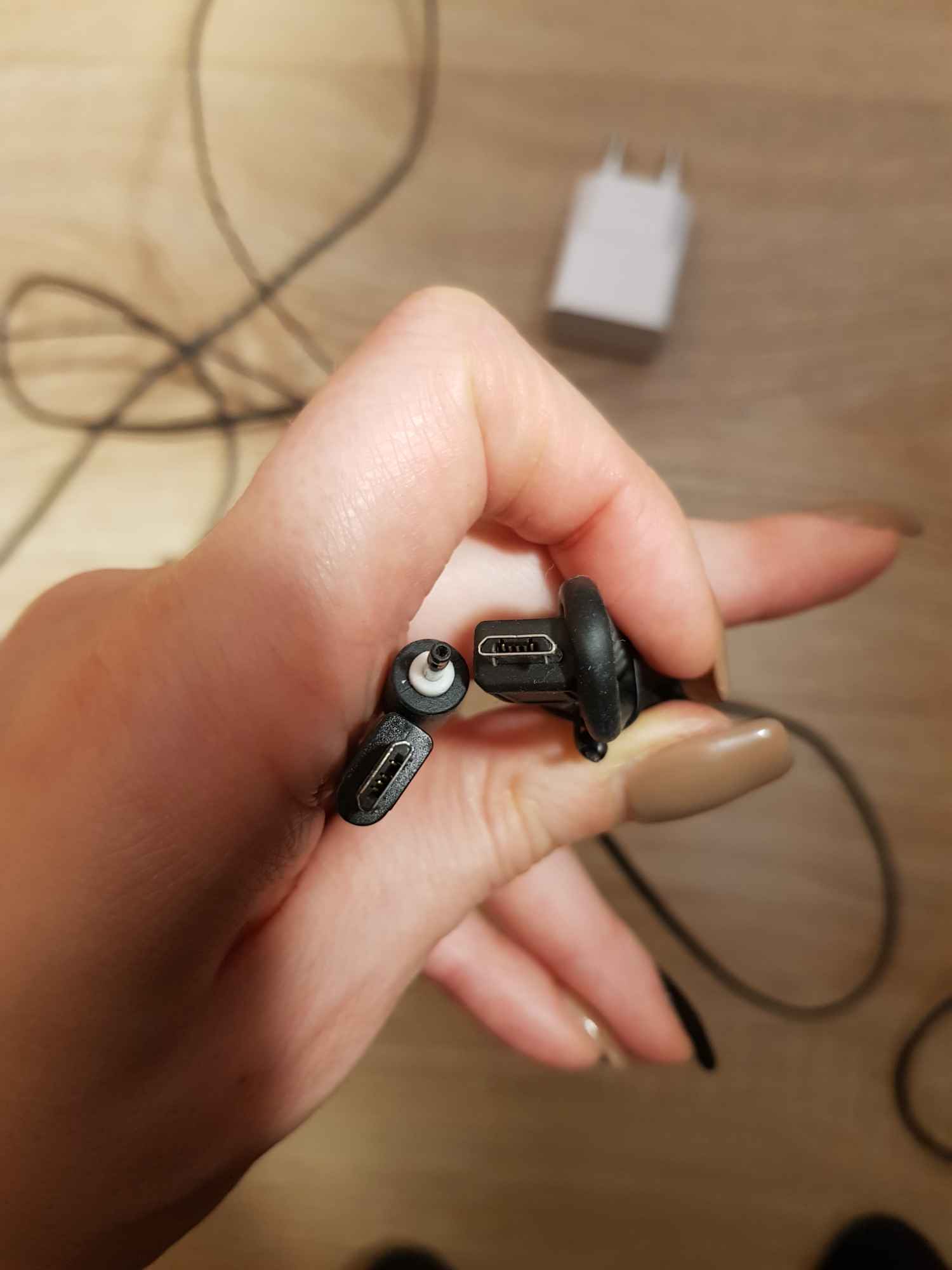 Zestaw różnych kabli, ładowarka do telefonu, USB A-USB Micro, USB A-A Nowe Miasto - zdjęcie 3