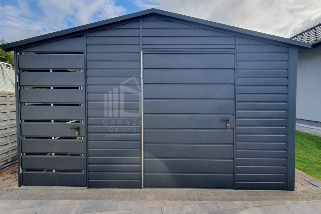 Schowek - Domek Ogrodowy 2,5x2,5m + Wiata 0,9x2,5m Okno Drzwi ID626 Zielona Góra - zdjęcie 4