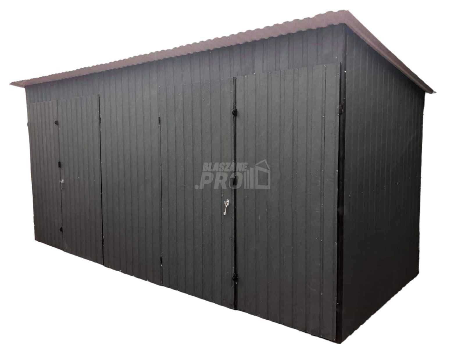 Domek odrodowy 5x2 2x brama dwuskrzydłowa Dach spad w tył  GP187 Kalwaria Zebrzydowska - zdjęcie 1