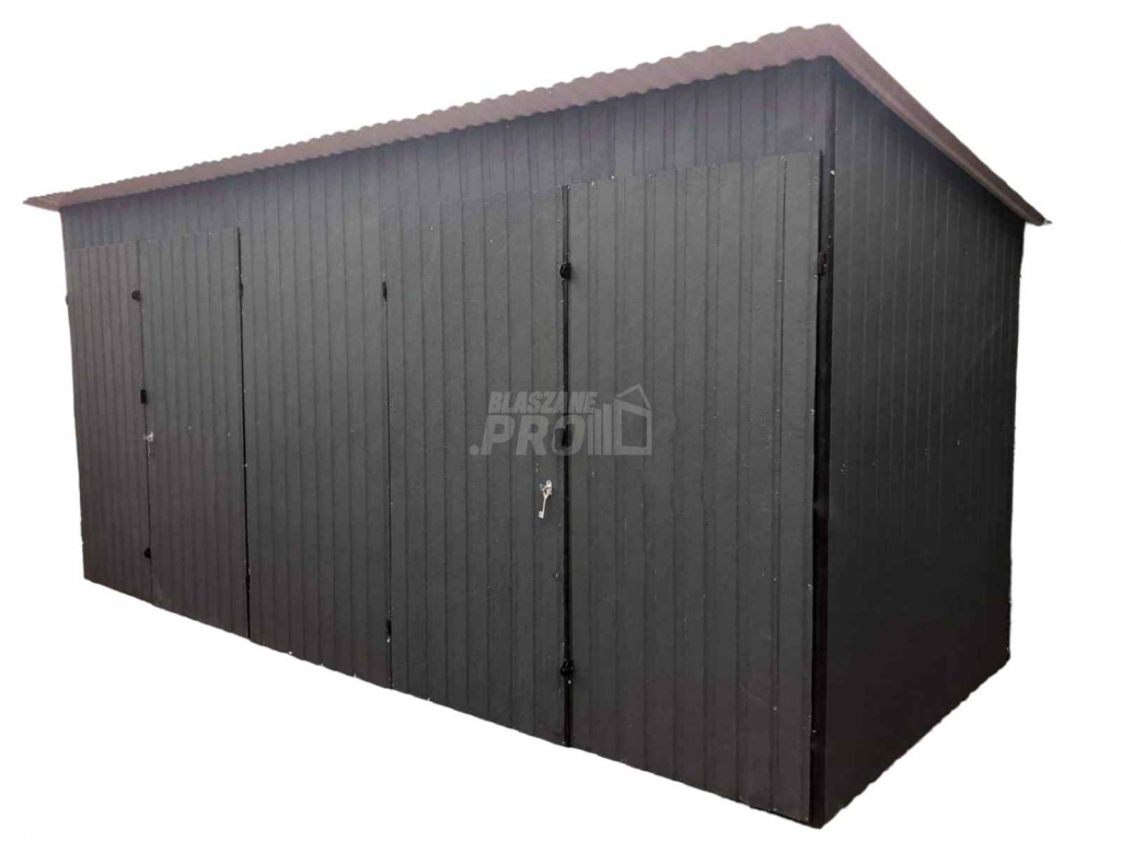 Domek odrodowy 5x2 2x brama dwuskrzydłowa Dach spad w tył  GP187 Kalwaria Zebrzydowska - zdjęcie 1