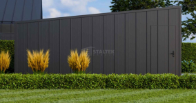 Garaż blaszany 6x6 brama uchylna okno drzwi blacha na rąbek dach ST208 Nysa - zdjęcie 6