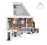 Mieszkanie 3pok. o pow 52,95m2 z balkonem/ Krzyki Partynice Wrocław - zdjęcie 7