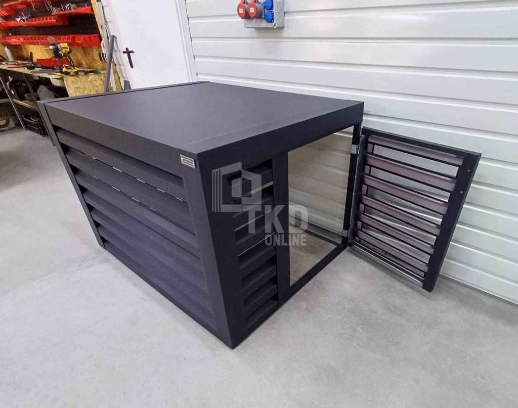 Osłona klimatyzatora pompy ciepła 90x50x70 cm drzwiczki TKD442 Białogard - zdjęcie 6