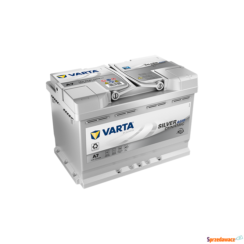 Akumulator 70AH 760A Varta silver a7 P+ AGM L3 Legnica - zdjęcie 1