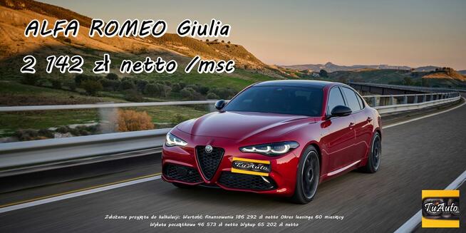 Alfa Romeo Gulia - Leasing 100% online Rzeszów - zdjęcie 1