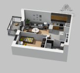 Mieszkanie 2pok, 35,63m2 z balkonem, ogrz.miejskie, Krzyki, Wrocław Krzyki - zdjęcie 7