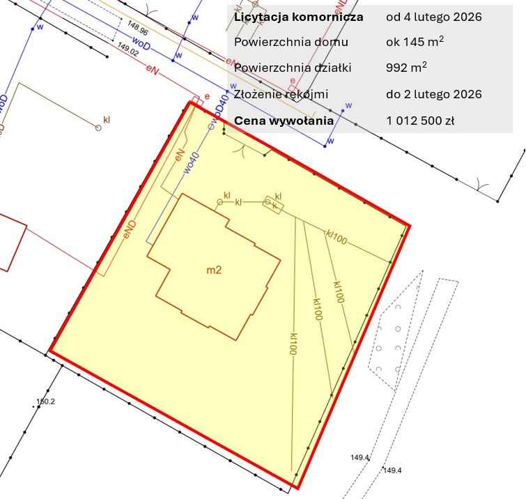 Licytacja komornicza, współczesny, drzewostan Budy Mszczonowskie - zdjęcie 3