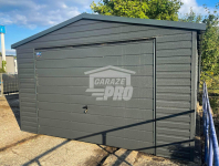 Garaż blaszany 4x6 drzwi  Antracyt  Dach dwuspadowy GP146 Bielsko-Biała - zdjęcie 2