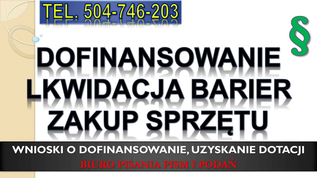 Dofinansowanie dla niepełnosprawnych tel. 504-746-203. Wzór wniosku, Psie Pole - zdjęcie 2