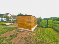 Schowek Domek Ogrodowy 4x2m + wiata 1,5m drzwi 2x okno dach  GP614 Koszalin - zdjęcie 3