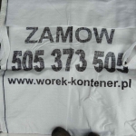 Śmieci pobudowane Śmieci po sprzątaniu Big bag Tychy 1m3