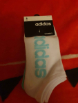 Skarpetki damskie Adidas 6 - pak - turkusowe i białe Włocławek - zdjęcie 2