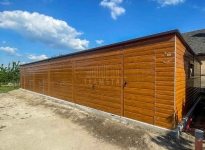 Garaż blaszany 16x5 m - 4x brama uchylna - 3x okno - 2x drzwi  TS1326 Jastrowie - zdjęcie 2