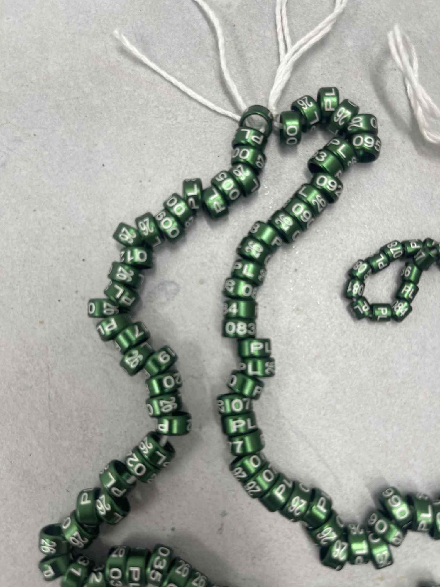 Obrączki aluminiowe dla drobnej egzotyki, papug na 2026 Sucha Beskidzka - zdjęcie 1