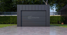 Garaż blaszany 4x6 - brama okno drzwi dach blacha na rąbek ST203 Tczew - zdjęcie 4