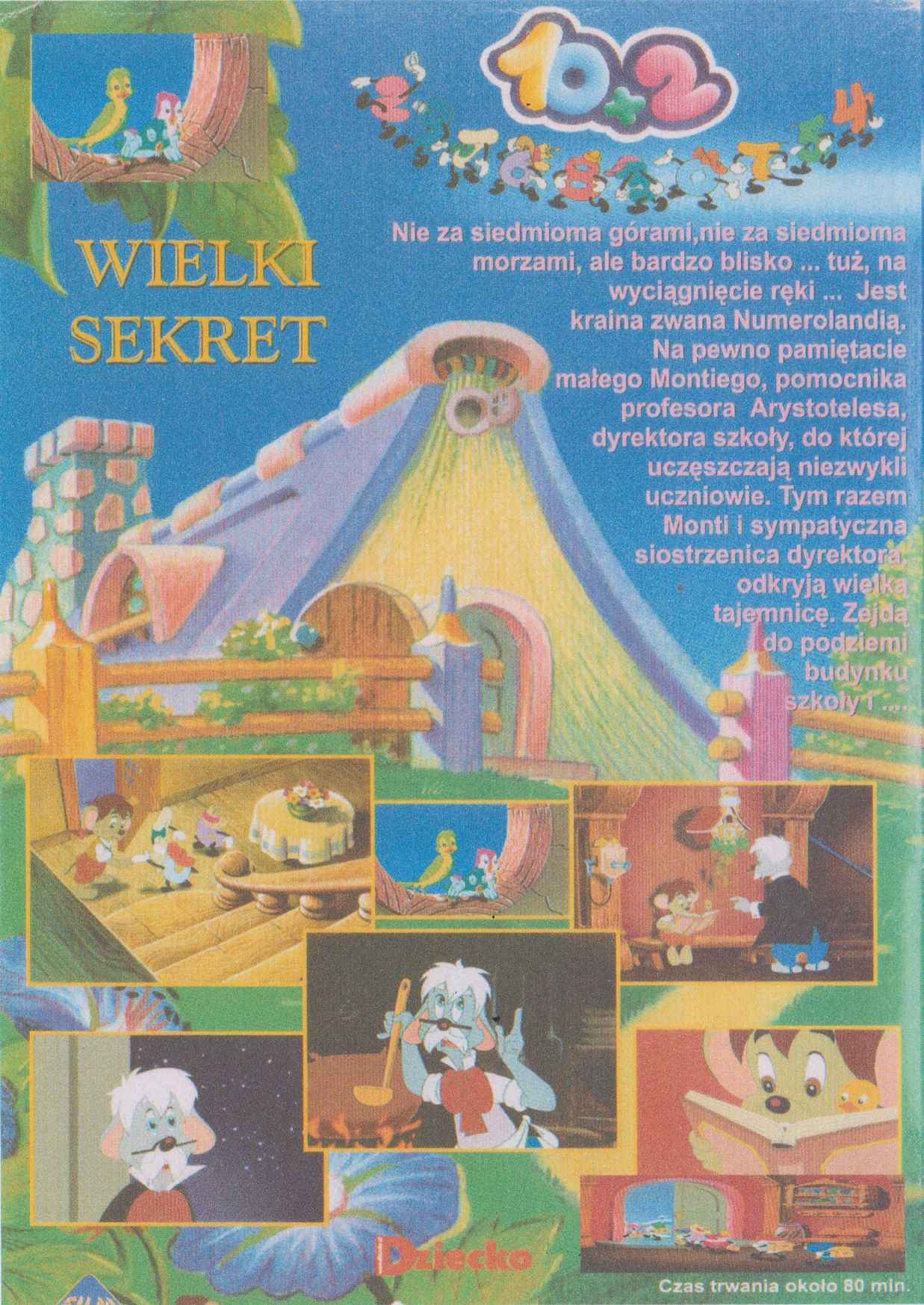 Magiczne cyferki Wielki Sekret - bajka na DVD Praga-Północ - zdjęcie 2