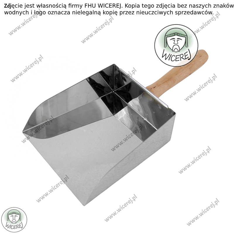 Duża Łopatka nierdzewna, Szufelka kuchenna uniwersalna mocna Jaśliska - zdjęcie 5