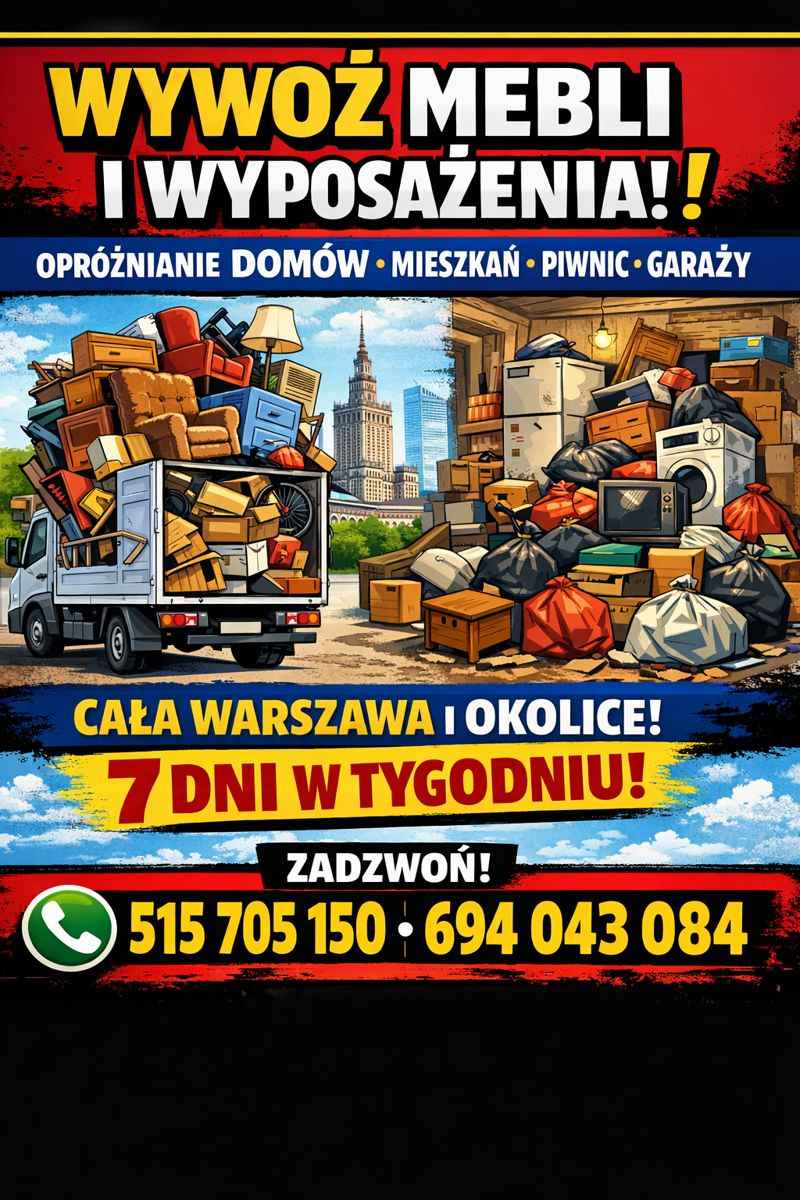 PRZEPROWADZKI • TRANSPORT • TRAGARZE 24h | WYWÓZ MEBLI Tragarze 24h Mokotów - zdjęcie 3
