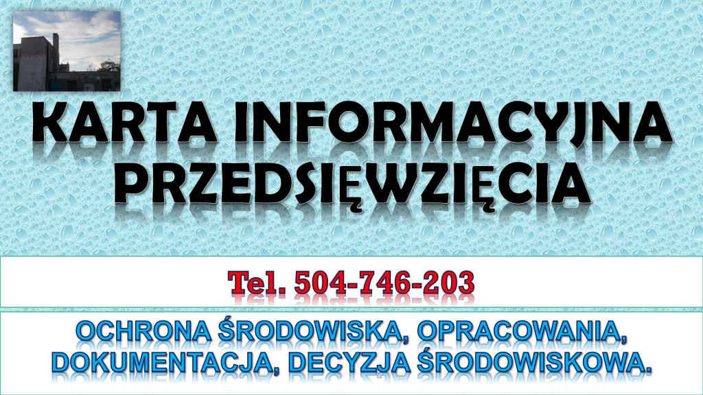 Ile kosztuje karta informacyjna przedsięwzięcia, t. 504-746-203. Cena. Psie Pole - zdjęcie 4