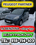 Peugeot Partner 1.6 Benzyna - Treepe BERLINGO Bezwypadkowy