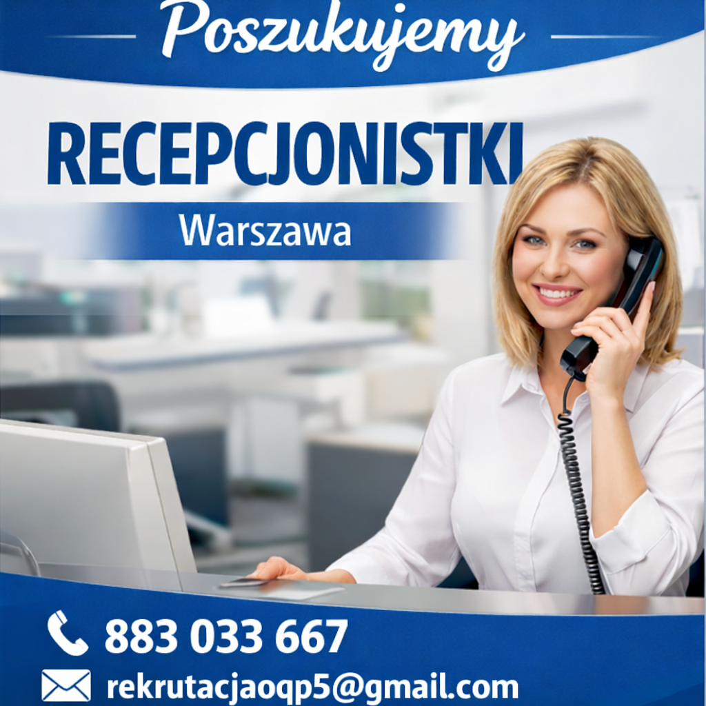 Warszawa-recepcjonistka Jastrzębie-Zdrój - zdjęcie 1
