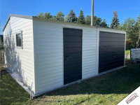 Garaż Blaszany, Blaszak 7x5m Biały RAL Ciemny Grafit MAT PREMIUM Mińsk Mazowiecki - zdjęcie 2