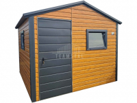 Schowek domek ogrodowy 3x2,5m drzwi 2x okno drewnopodobny dach TS1075