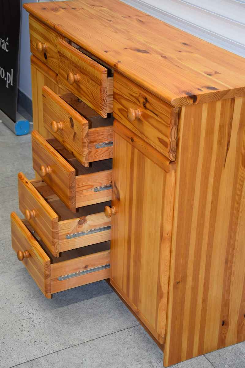 komoda z drewna sosnowego - jak nowa Olsztyn - zdjęcie 4