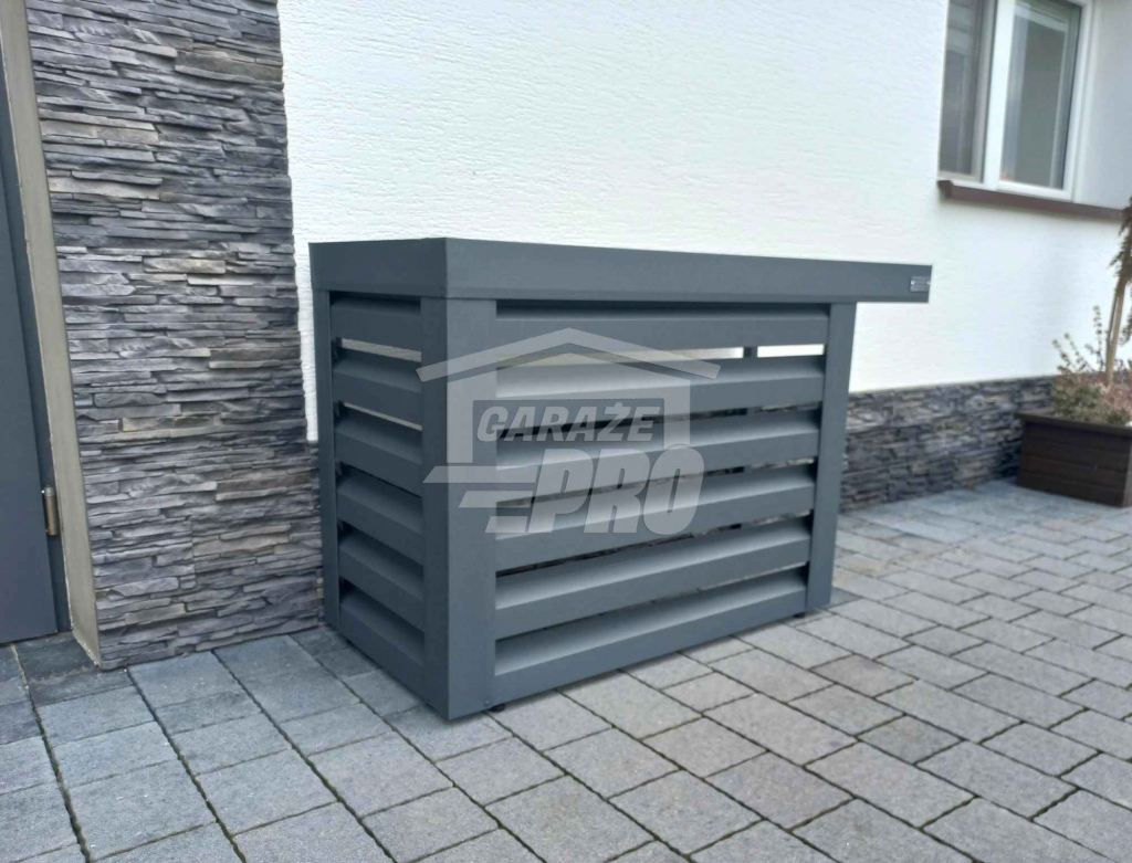 Osłona klimatyzatora - 80x40x70 cm antracyt - niepełna zabudowa GP297 Gdynia - zdjęcie 3