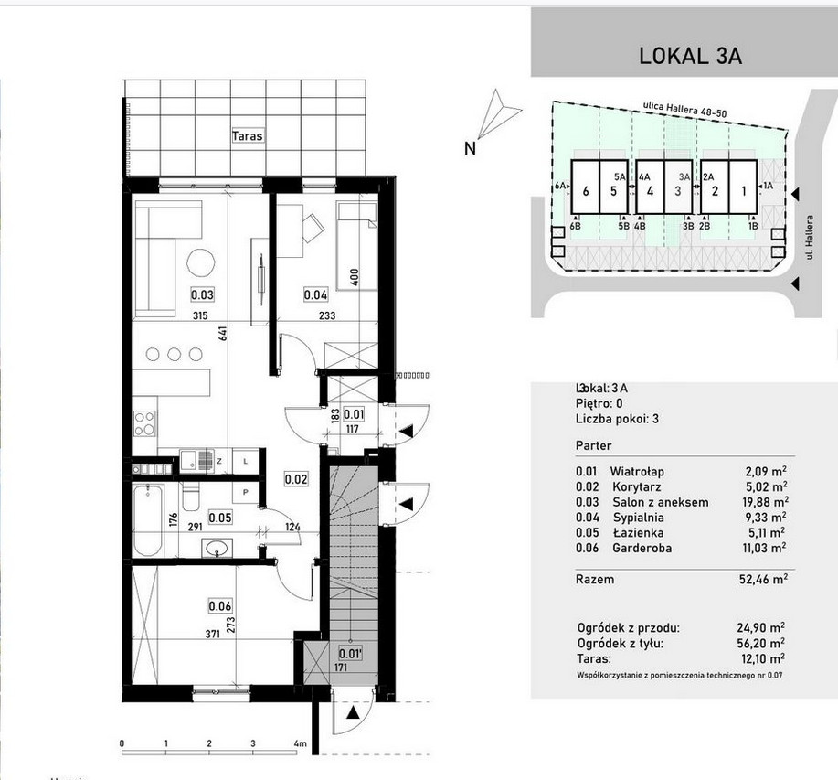 Piękne 3pok. mieszkanie z balkonem w spokojnej okolicy! Siechnice - zdjęcie 7
