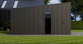 Garaż blaszany 4x6 brama okno drzwi dach blacha na rąbek TKD375 Dąbrowa Górnicza - zdjęcie 3