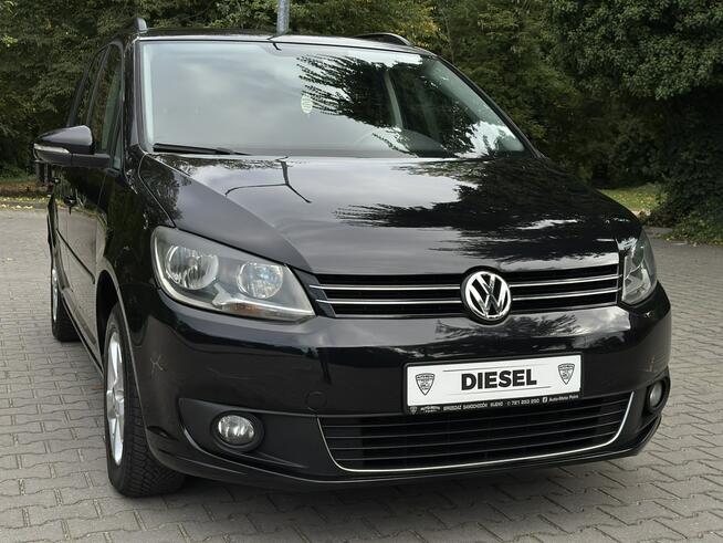Volkswagen Touran II 2011r 1.6 TDI 105KM Automat Navi Hak PDC DSG Wijewo - zdjęcie 6
