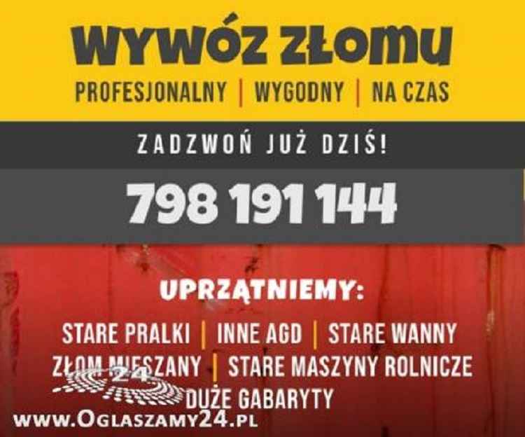 ODBIÓR-WYWÓZ ZŁOMU woj.podlaskie Białystok. Białystok - zdjęcie 1