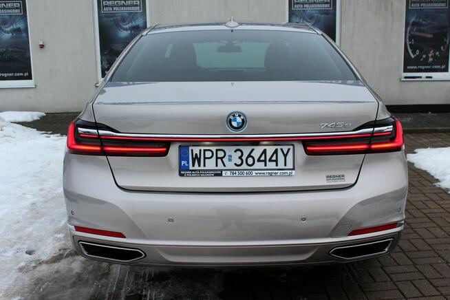 BMW 745 SalonPL FV23% 394KM Skóra Navi Kamera HUD SerwisASO Gwarancja Sokołów - zdjęcie 5