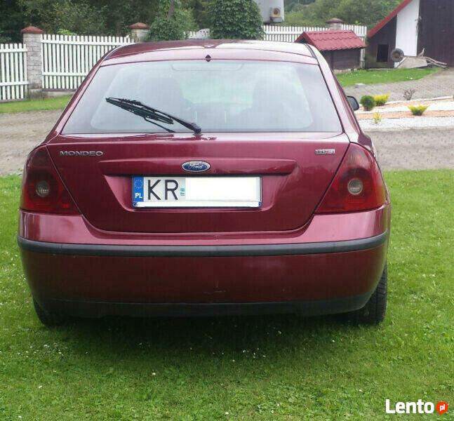 Mondeo mk3 2.0 tdci krajowy od właściciela klima alarm oc Kraków - zdjęcie 2