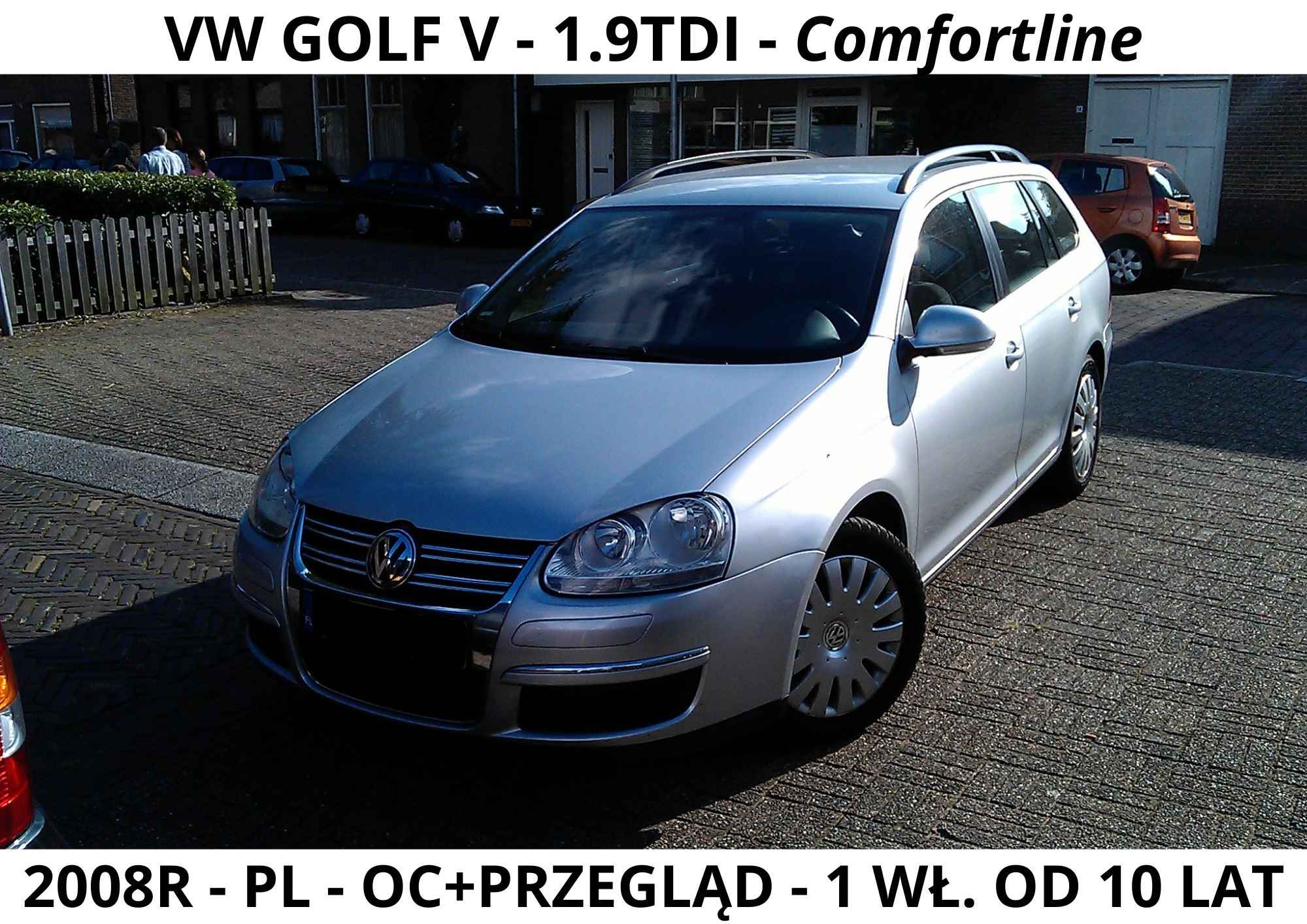 VW GOLF V 1.9 tdi Comfortline 1 wł. od 10 lat Lublin - zdjęcie 1