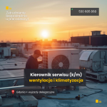 Kierownik serwisu (m/k) – wentylacja i klimatyzacja / HVAC