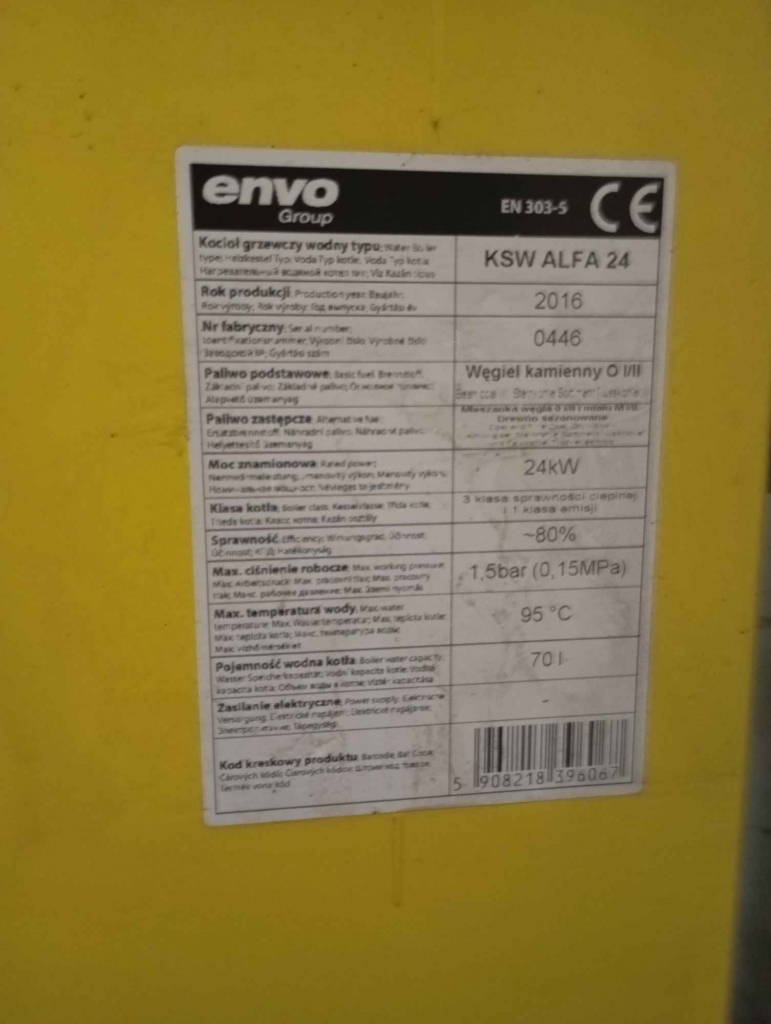 Piec węglowy Pereko 24 stan jak na foto Orzesze - zdjęcie 2