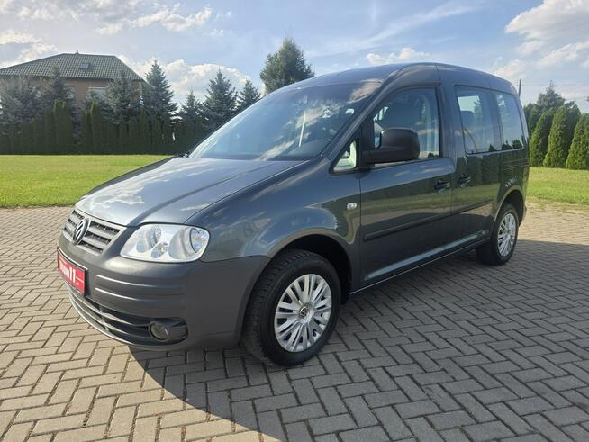 Volkswagen Caddy 1,9tdi 5 Osób.Klimatyzcja.Centralka.Hak.Halogeny Kutno - zdjęcie 4