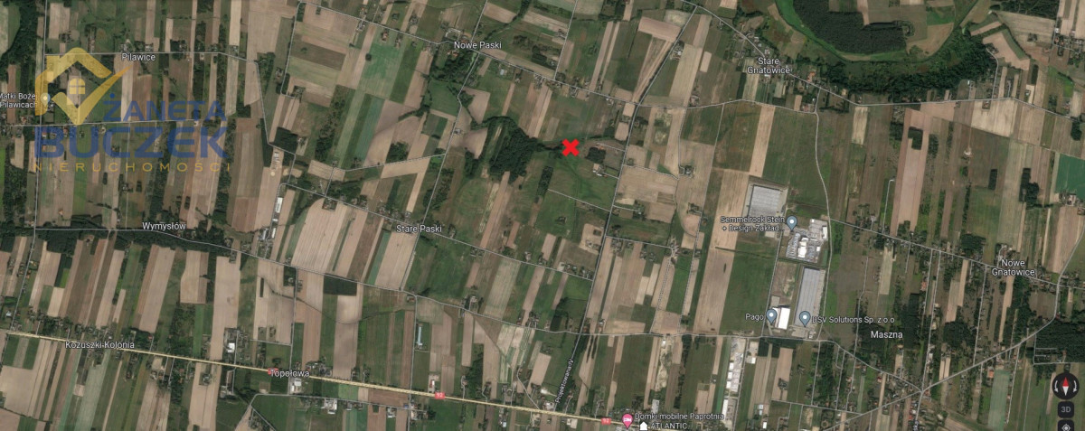 Nowe Gnatowice- działka budowlano- leśna Nowe Gnatowice - zdjęcie 4