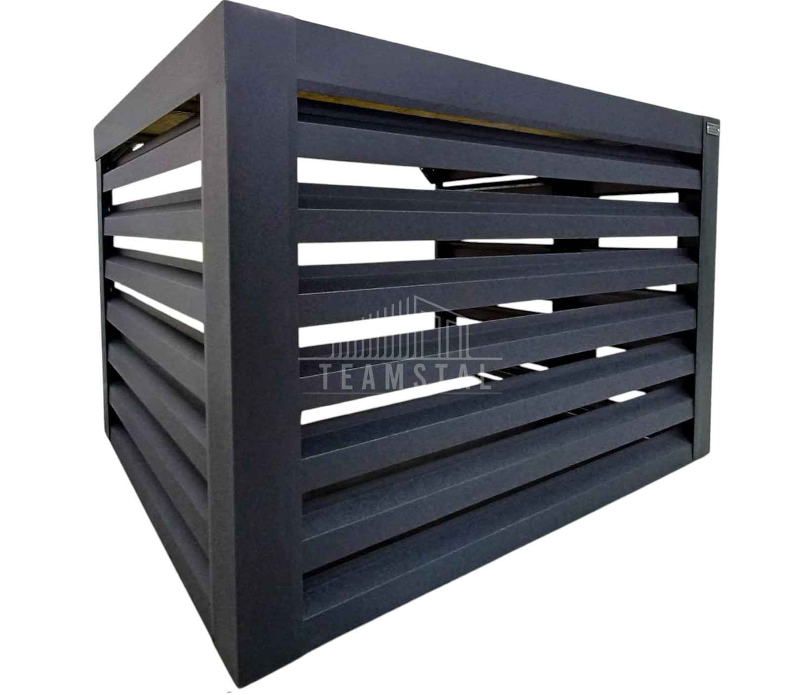 Osłona klimatyzatora – pompy ciepła 110x60x80cm cm antracyt TS1219 Opole - zdjęcie 1