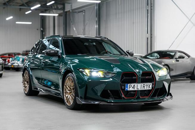BMW M3 CS Touring 550 KM. Gwarancja 2029. PPF. British Racing Green. Węgrzce - zdjęcie 3