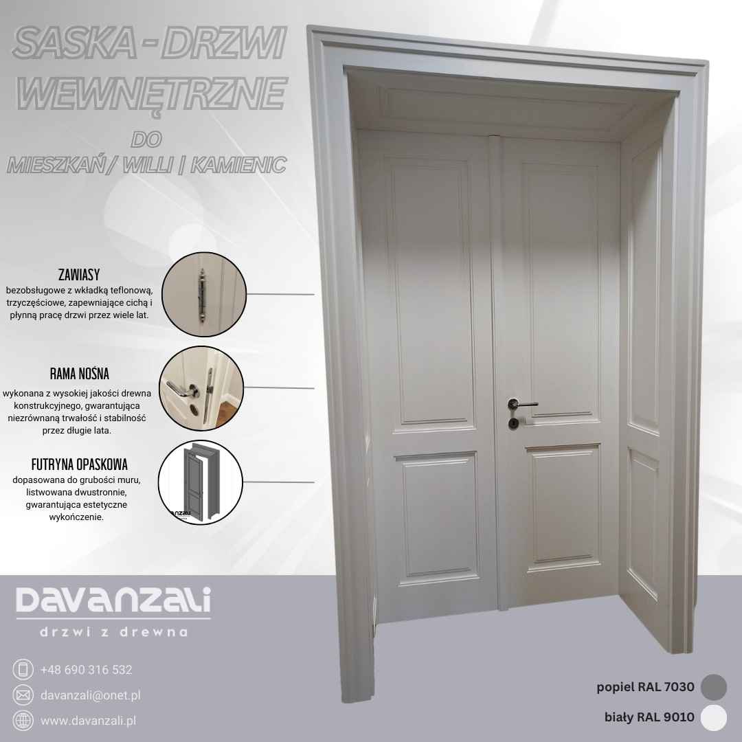Producent drzwi drewnianych - drzwi wewnętrzne i wejściowe Davanzali Tarnów - zdjęcie 8