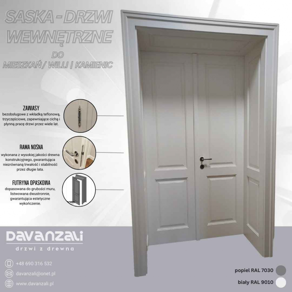 Producent drzwi drewnianych - drzwi wewnętrzne i wejściowe Davanzali Tarnów - zdjęcie 8