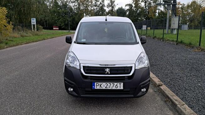 Peugeot Partner Long Tempomat 1.6HDi 2017r Klima Hak Czujniki Ekran Pabianice - zdjęcie 12