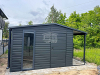 Schowek - Domek Ogrodowy 4x2,5m + Wiata 1x2,5m  Okno Drzwi rynny GP568 Jastrzębie-Zdrój - zdjęcie 6