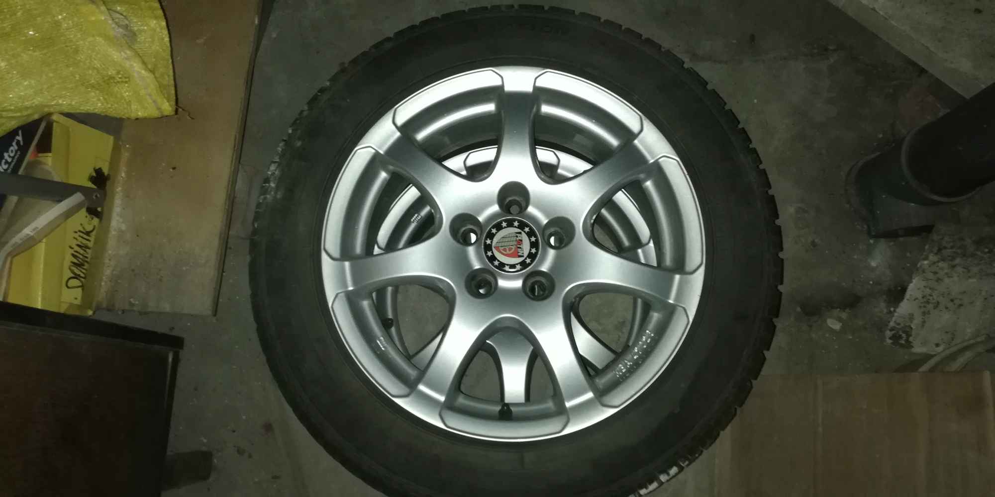 Sprzedam  felgi aluminiowe z oponami 5 X 110, 205/55 16" Opel Astra H, Krzyki - zdjęcie 4