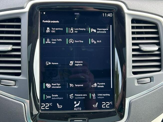 Volvo XC 90 T6 AWD 6 osobowy Zarejestrowany Panorama Kamera Baranowo - zdjęcie 12
