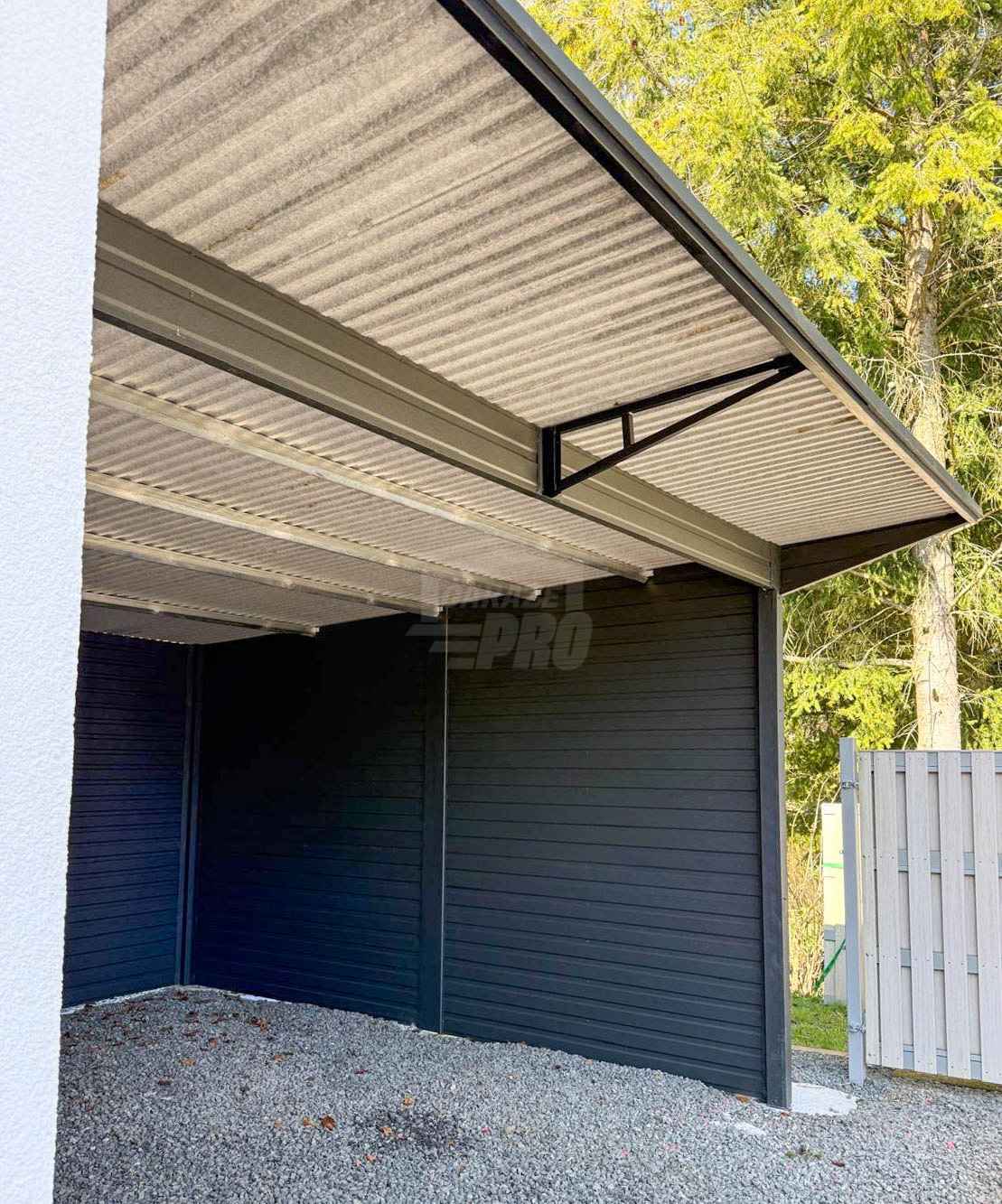 Wiata samochodowa CarPort 4x5 m  dodatkowa zabudowa  dach GP736 Łęczyca - zdjęcie 5